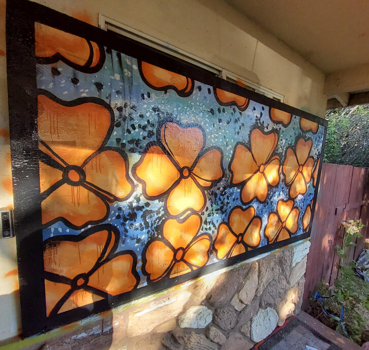 California Poppy Mural